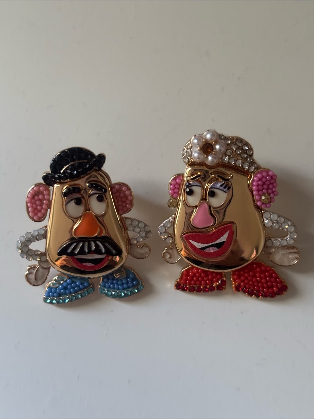 BaubleBar Disney Pixar Mr. & Mrs. Potato Head Enamel & Beads Earrings